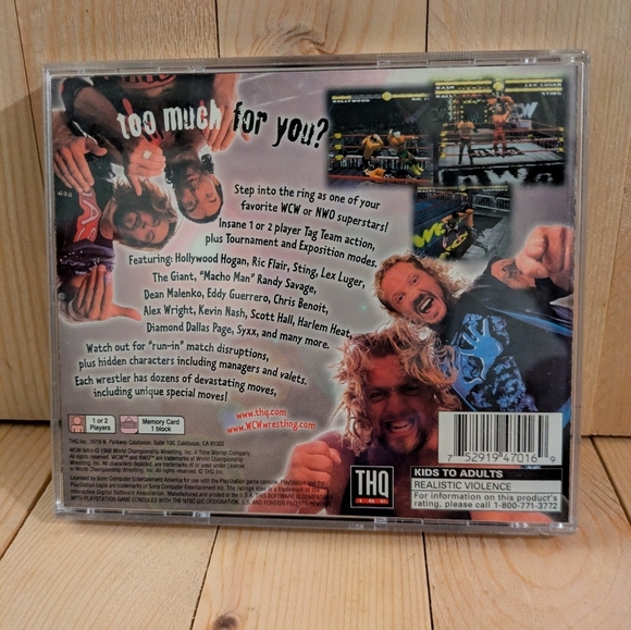 WCW Nitro for Sony PlayStation Used - Picture 3 of 8